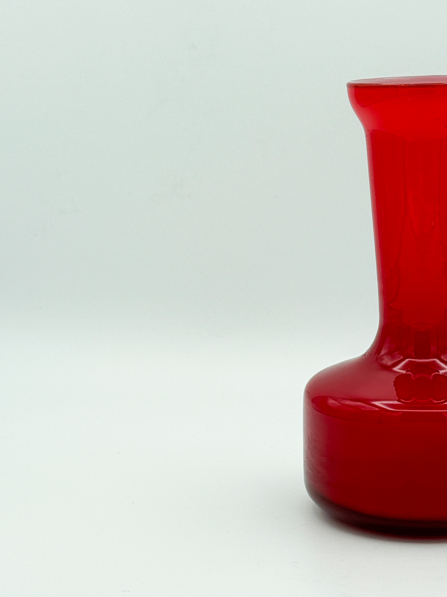 Murano Red Glass Vase