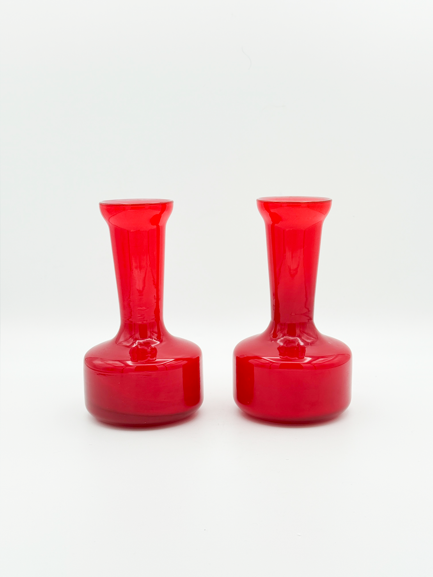 Murano Red Glass Vase