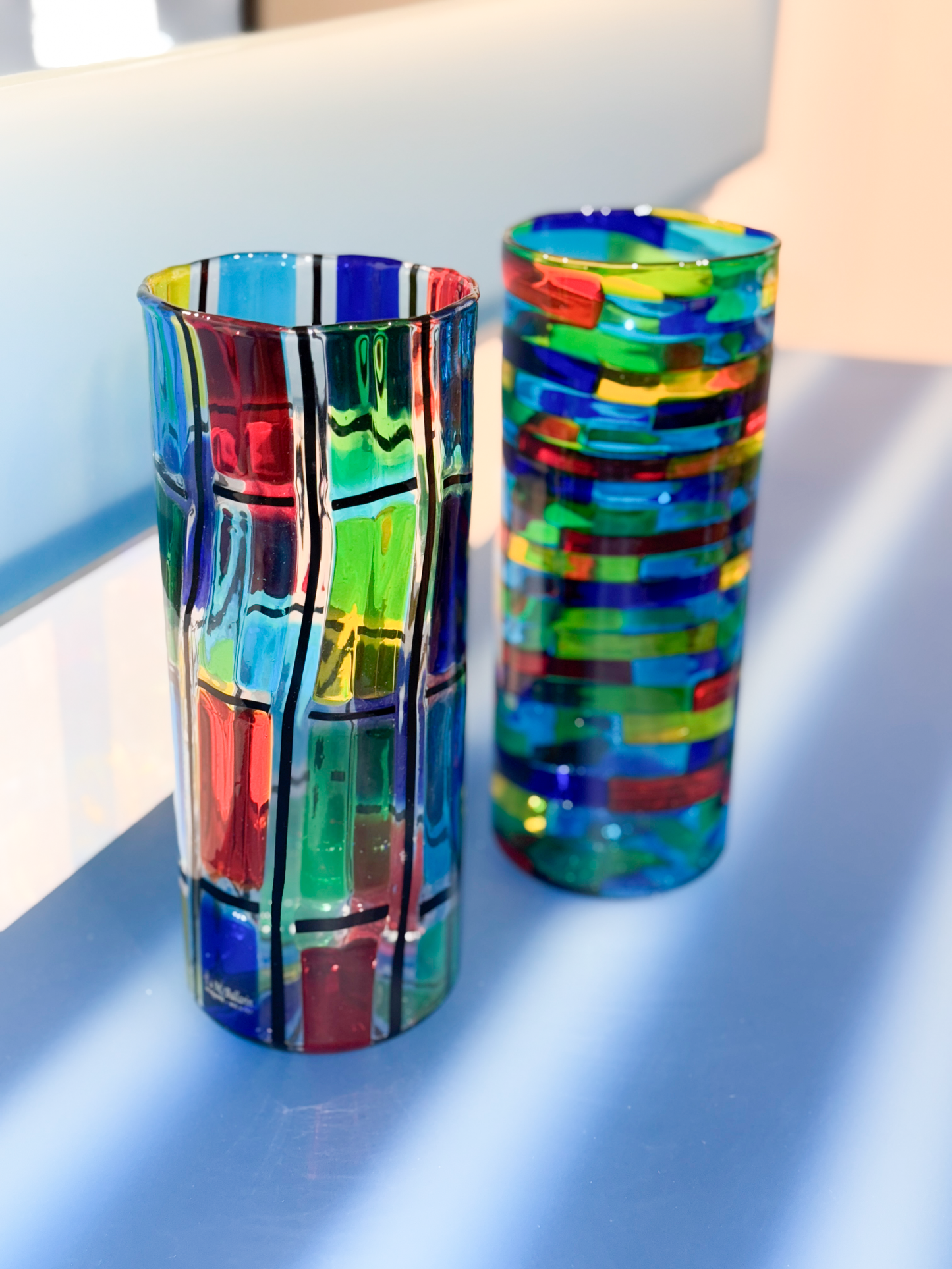 Acquamarina Cylindrical Vase