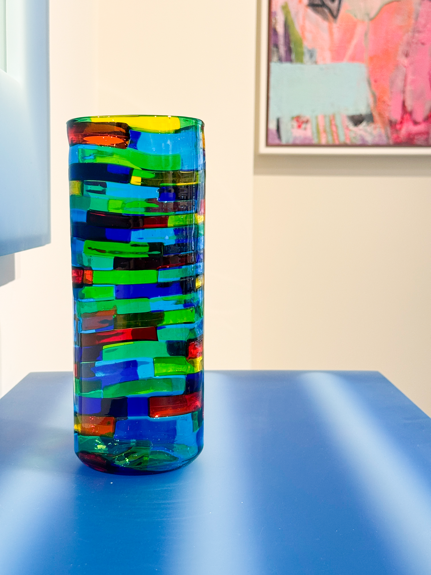 Acquamarina Cylindrical Vase