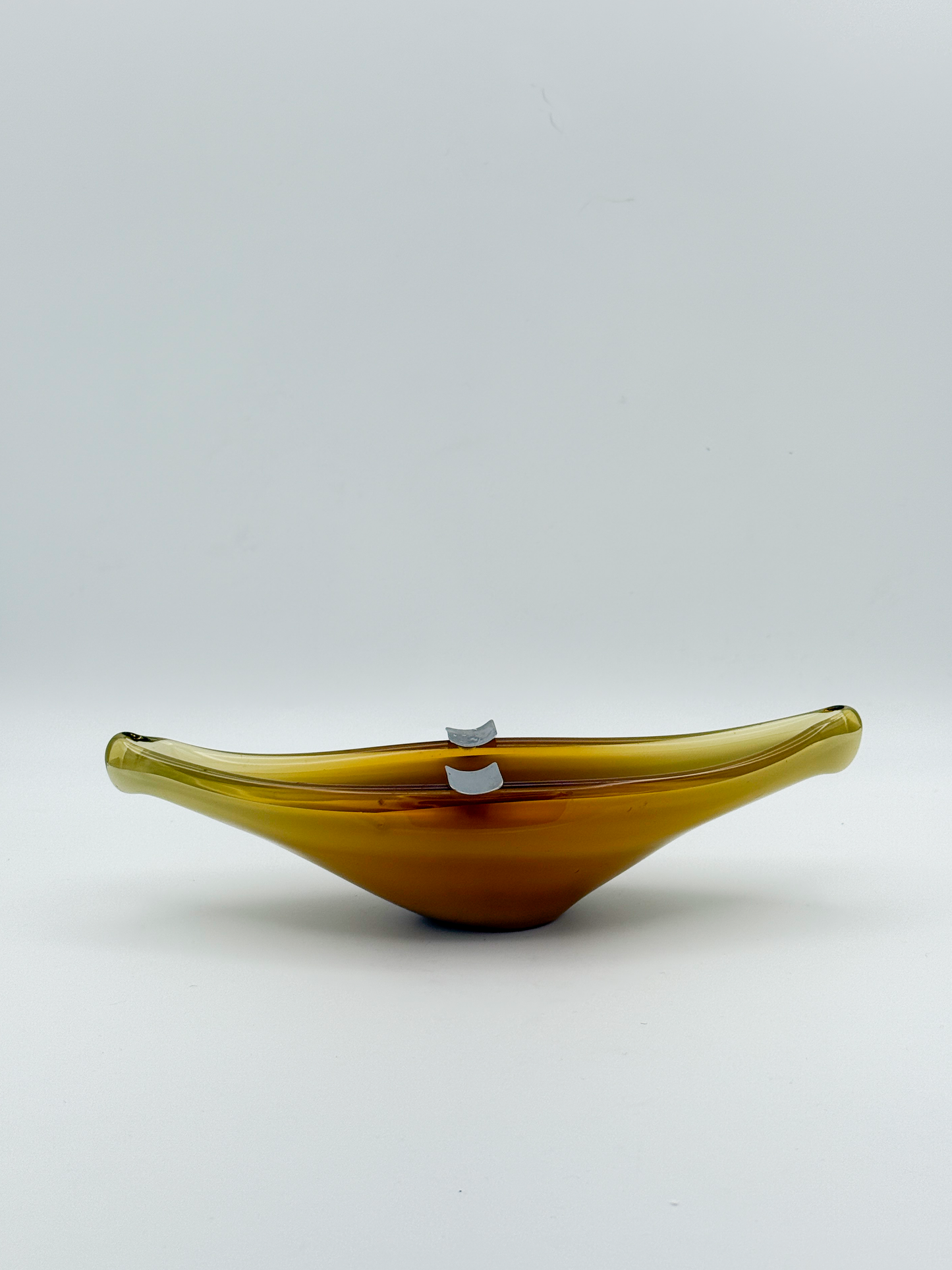 Murano Glass Yellow Ashtray