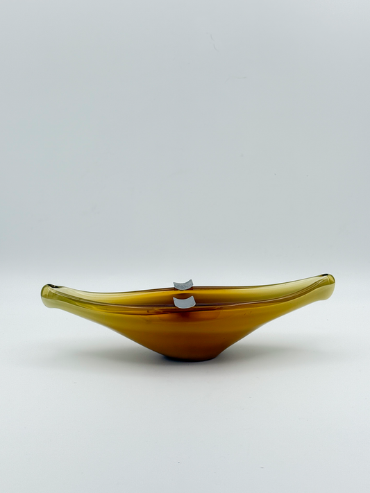 Murano Glass Yellow Ashtray
