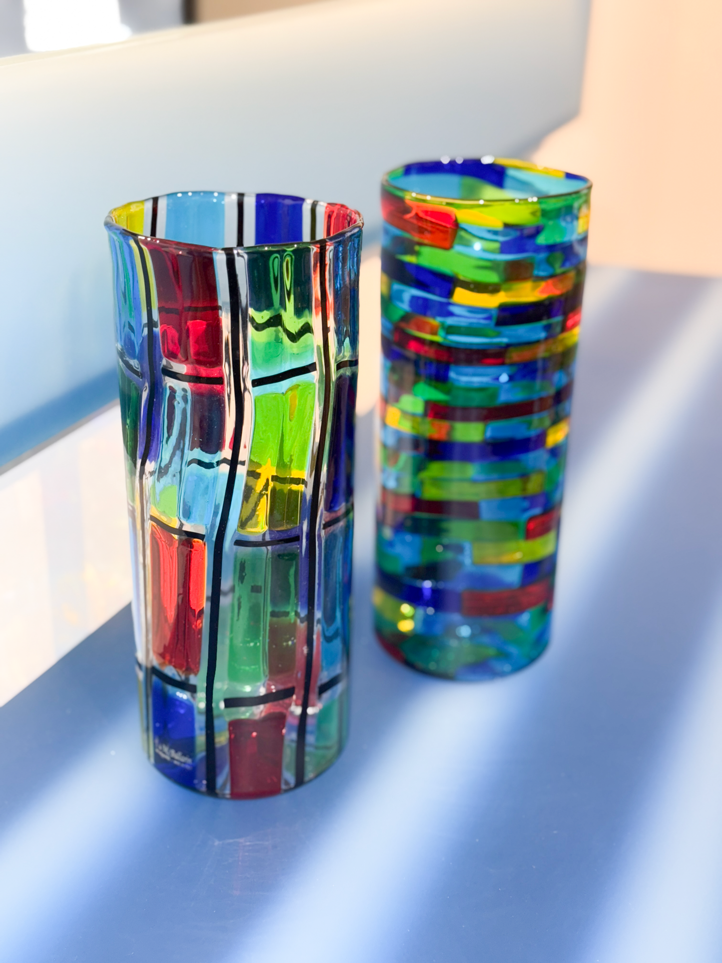 Acquamarina Cylindrical Vase