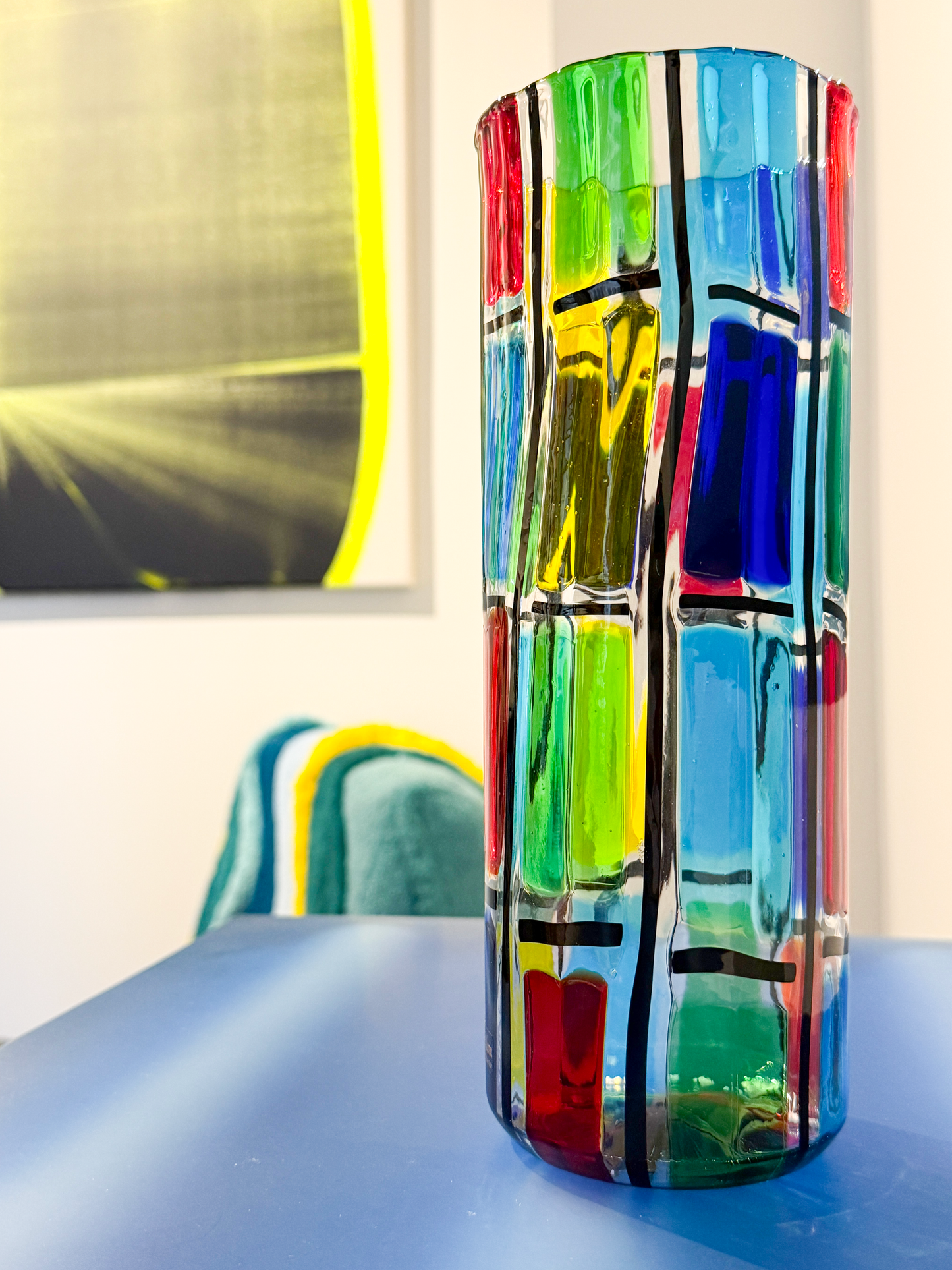 Carnevale Cylindrical Vase