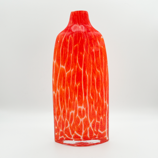Murano Glass Vintage Orange Vase