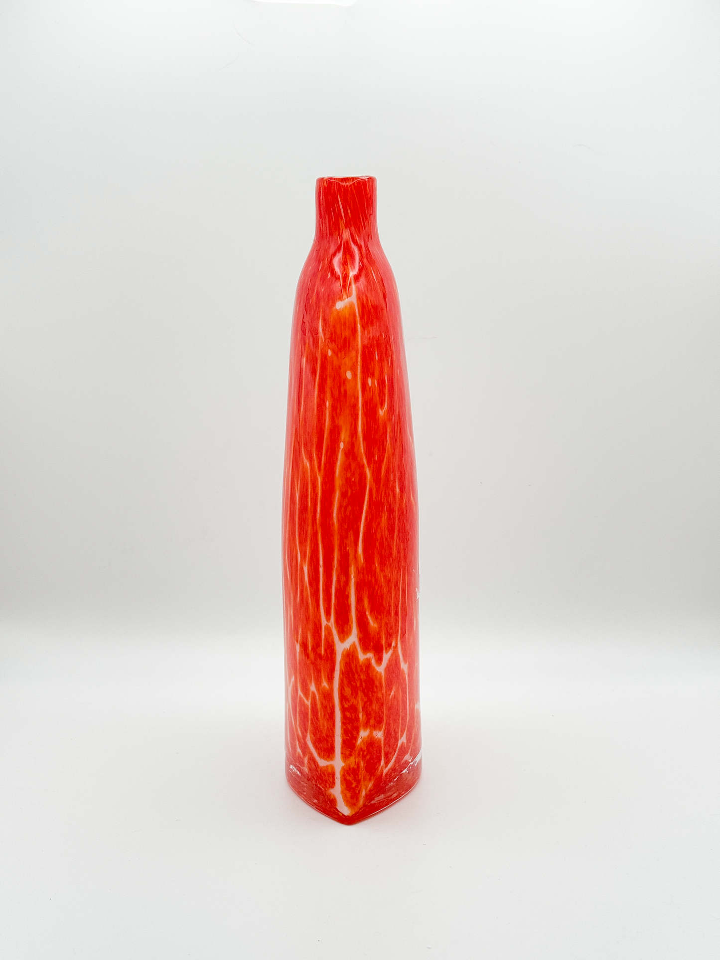 Murano Glass Vintage Orange Vase