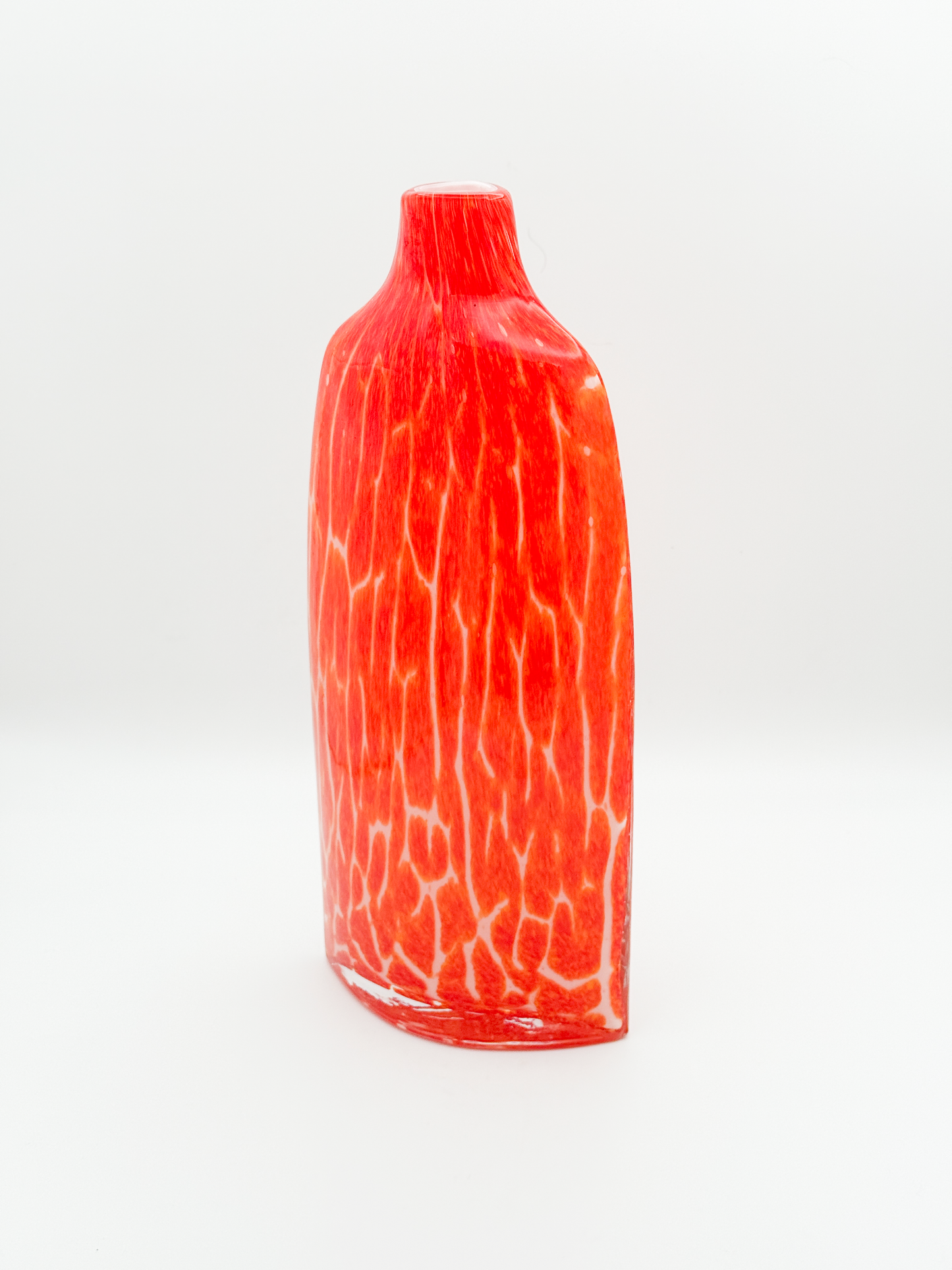 Murano Glass Vintage Orange Vase