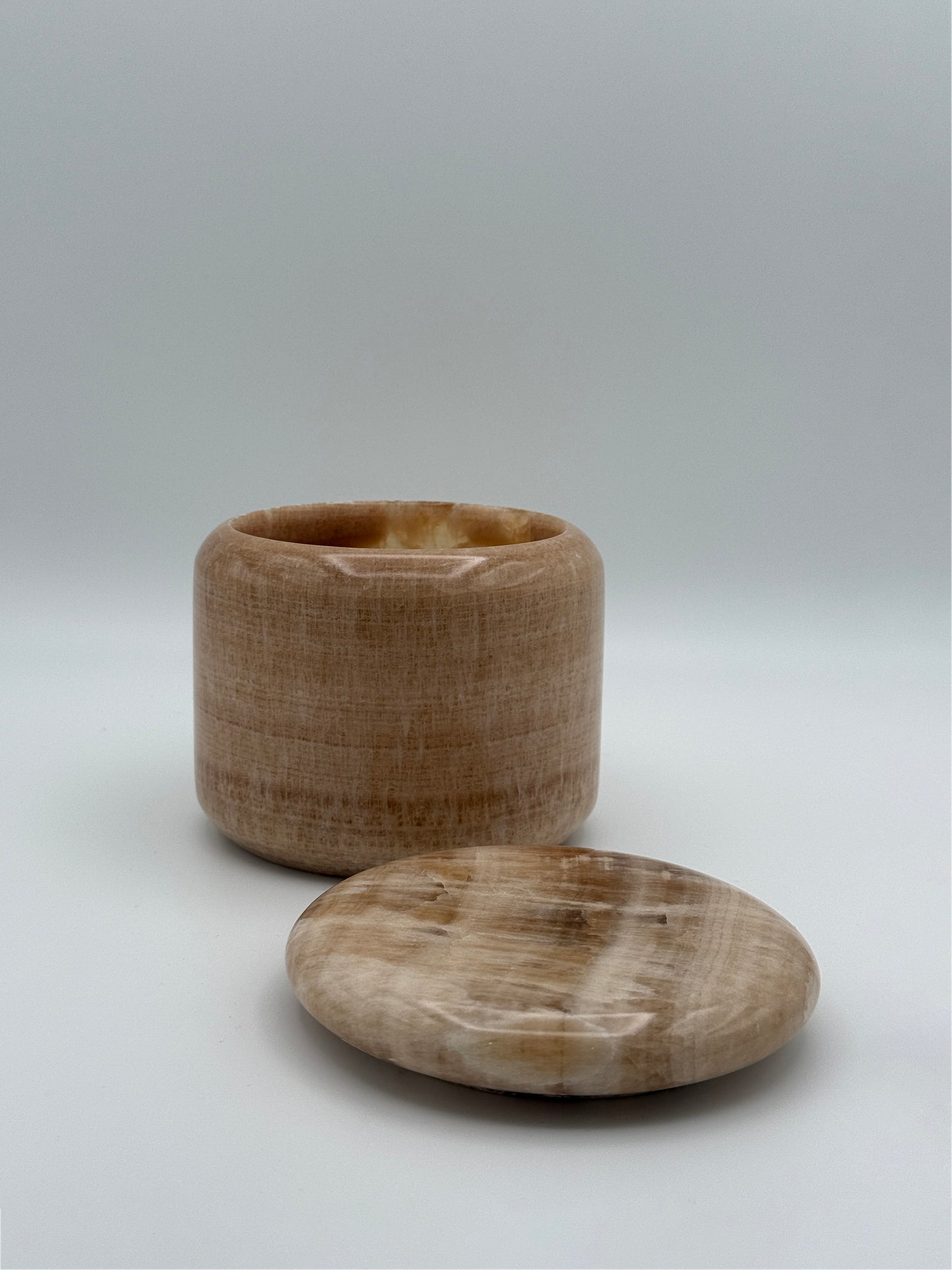 Brown Onyx Deco Pot 'Honey 190'