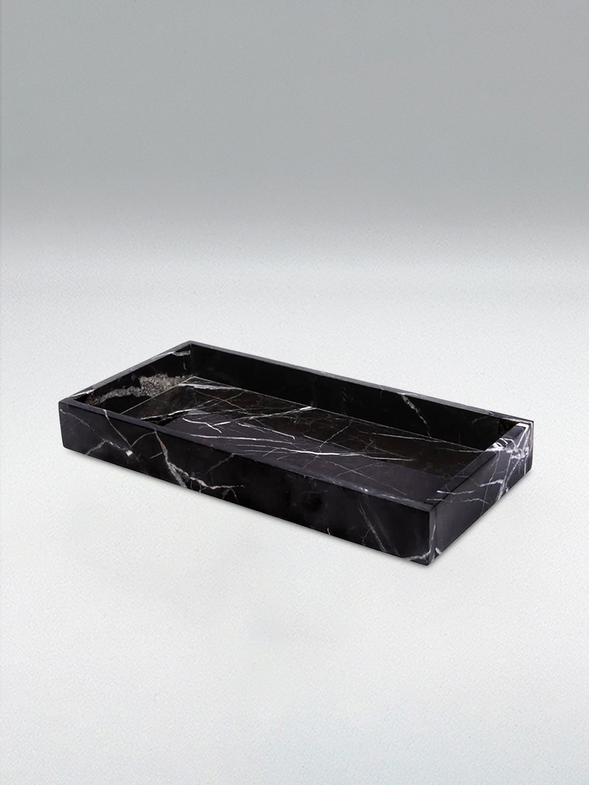Black Marble Rectangular Tray