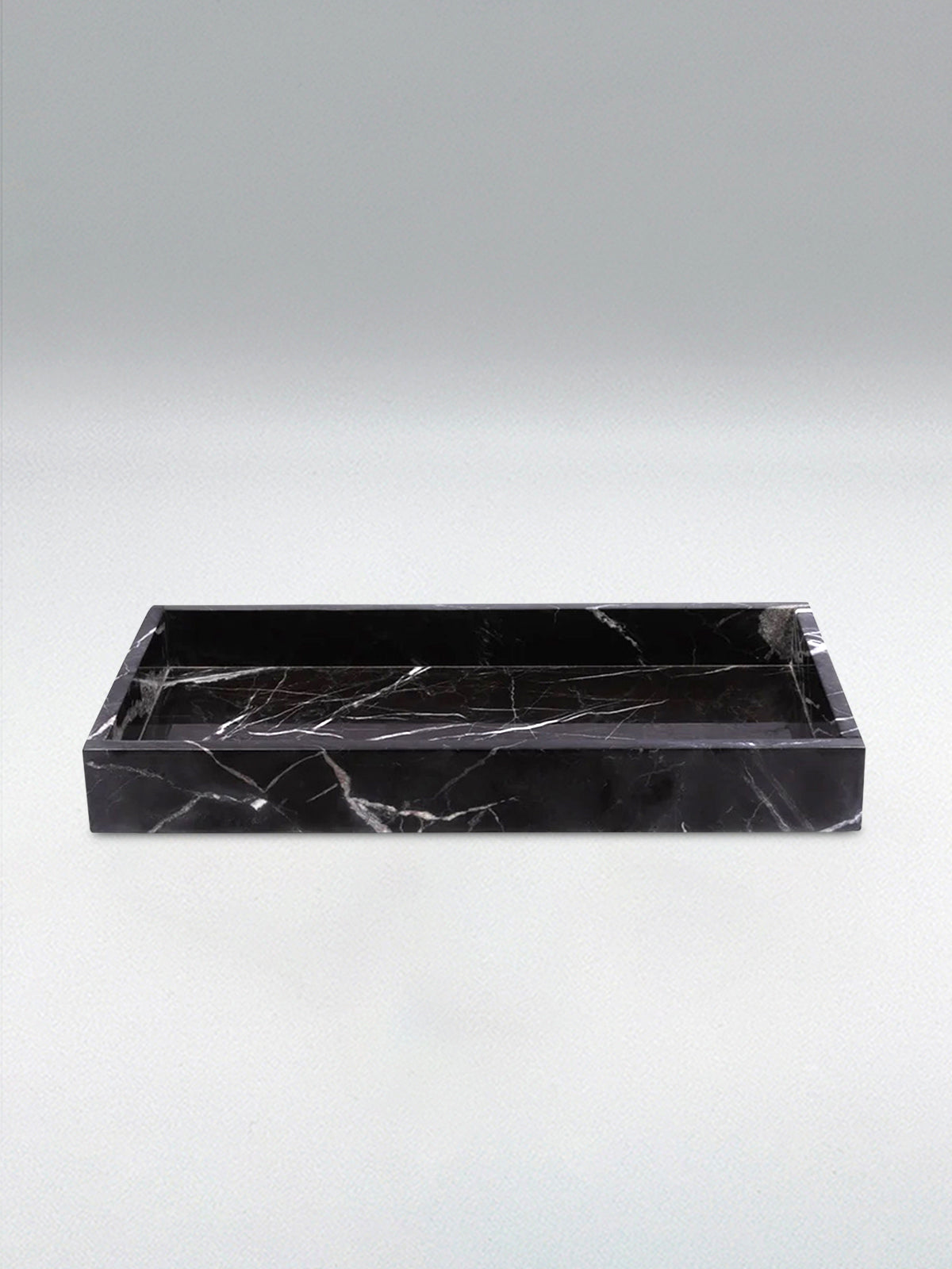 Black Marble Rectangular Tray