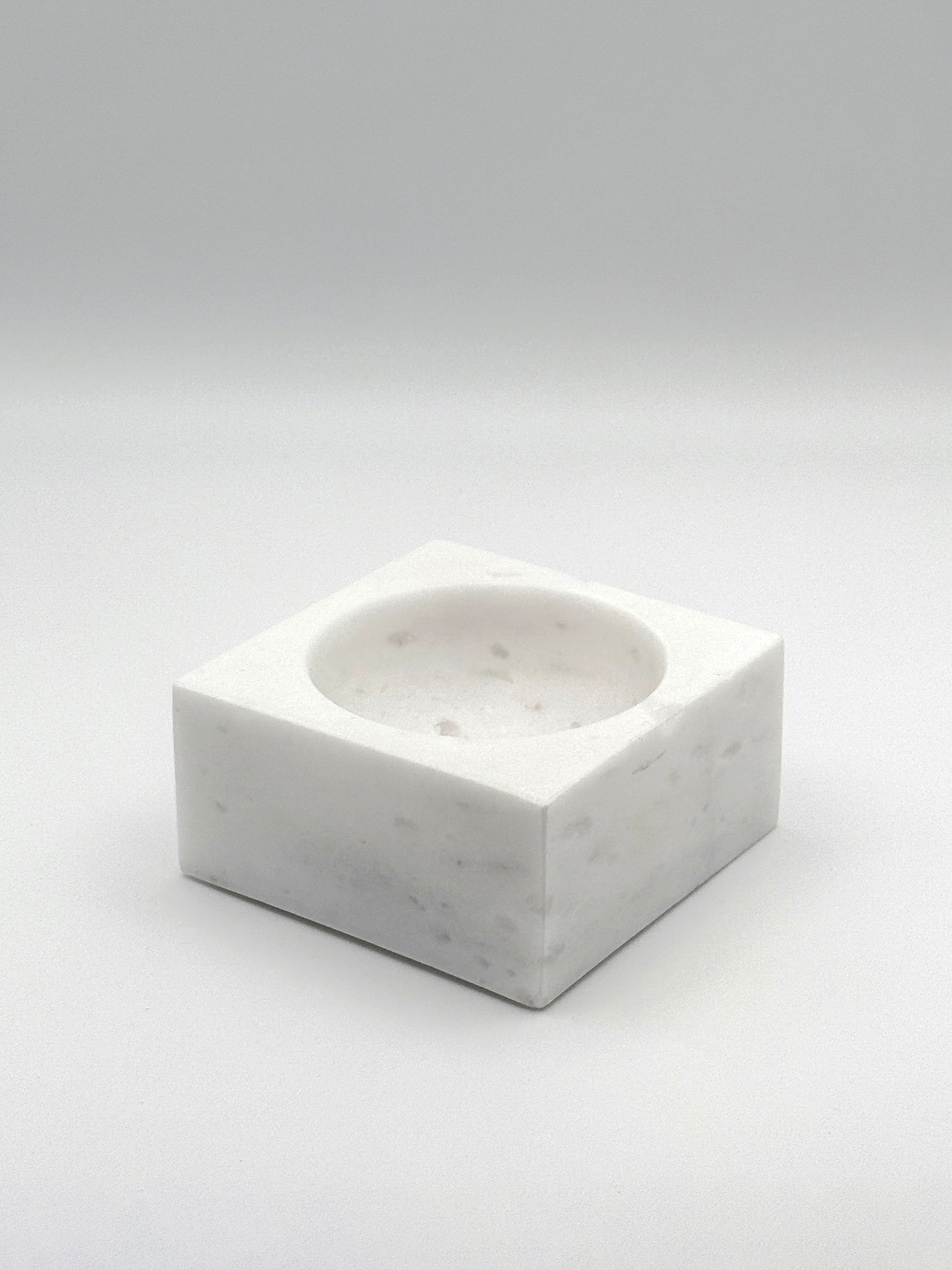 White Block Bowl