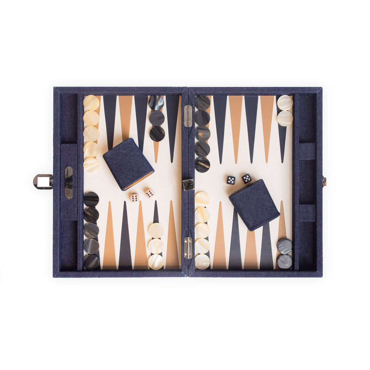 Backgammon - medium Blue Denim