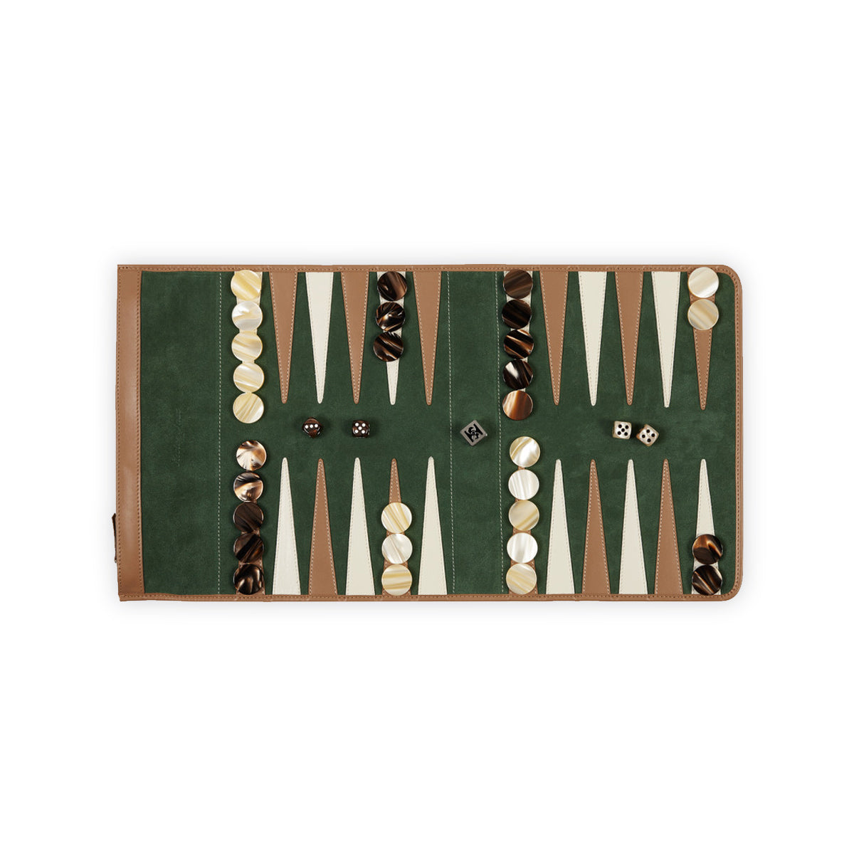Backgammon travel set Velvet Basilico