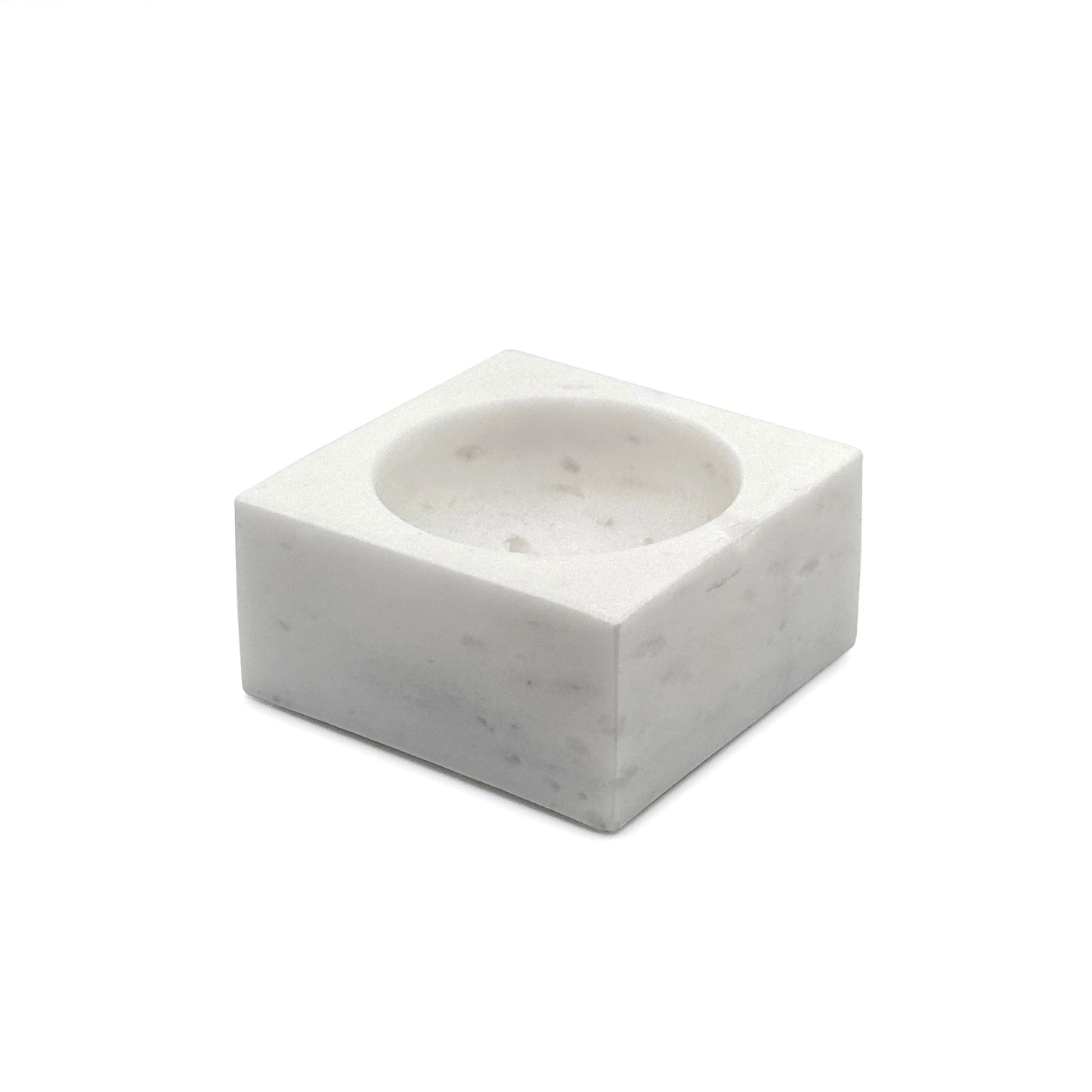 White Block Bowl